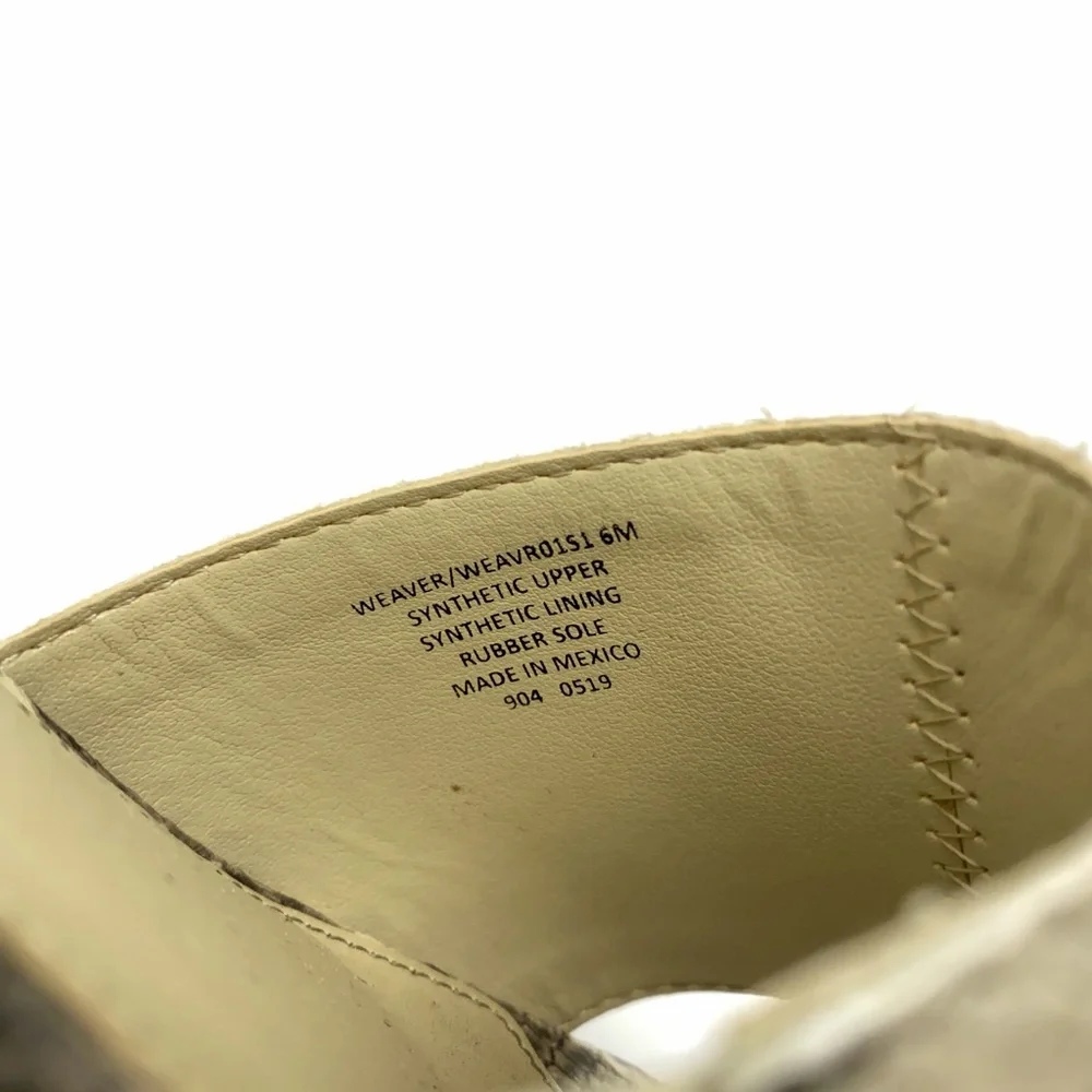 Steve Madden Beige Snake-Print Espadrille Platform Sandals